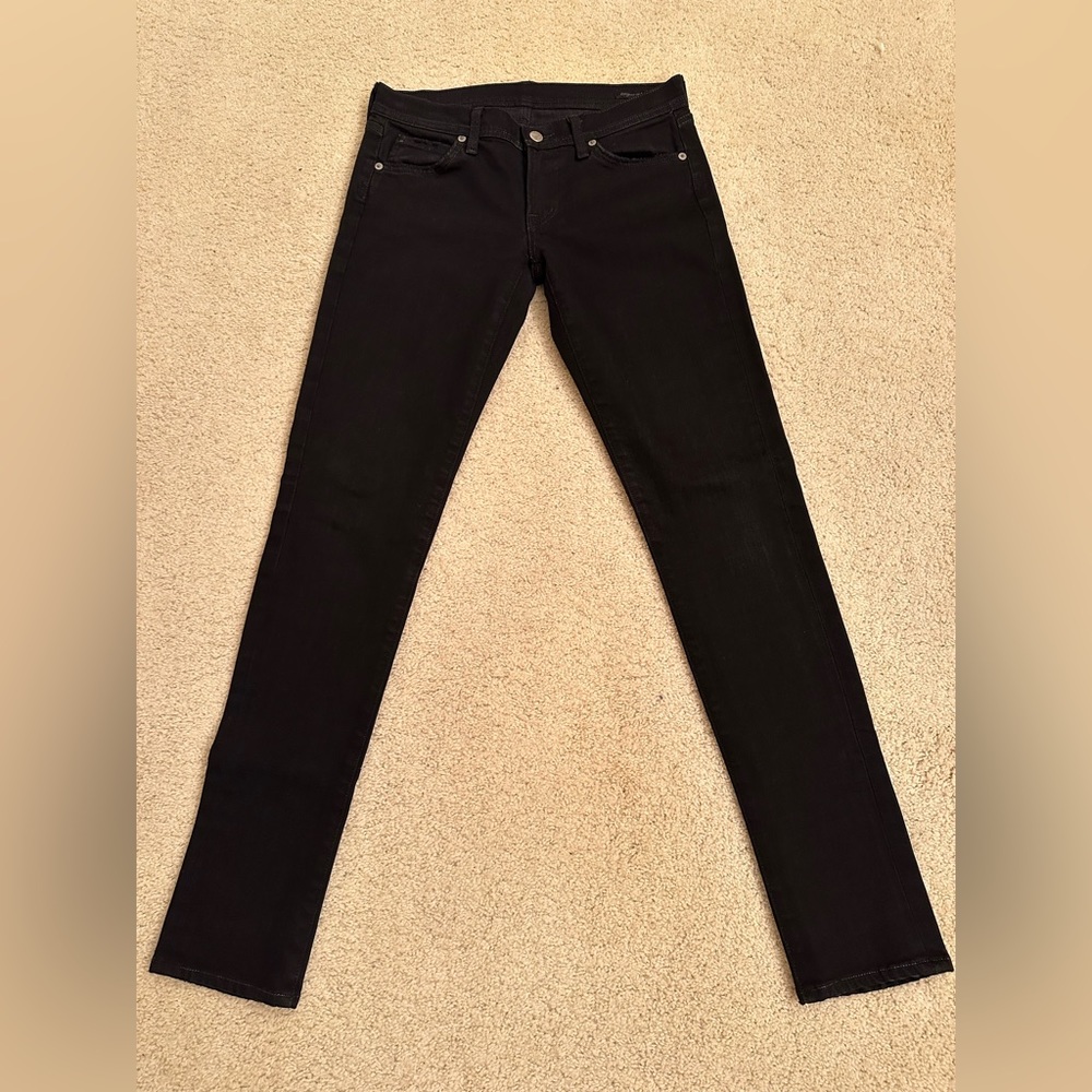 Citizens of Humanity Black Bootcut Jeans, 28/32.